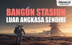 Infografis India Ingin Bangun Stasiun Luar Angkasa Sendiri