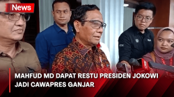 Jadi Cawapres Ganjar, Mahfud MD Dapat Restu dari Presiden Jokowi