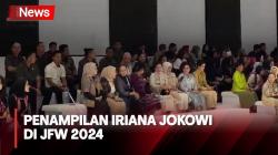 Tampilan Menawan Iriana Jokowi di Jakarta Fashion Week 2024
