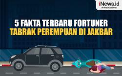 Infografis 5 Fakta Terbaru Fortuner Tabrak Perempuan di Jakbar