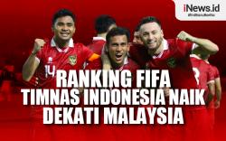 Infografis Ranking FIFA Timnas Indonesia Naik Dekati Malaysia 