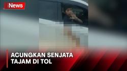 Viral Pengendara Acungkan Senjata Tajam di Tol Jakarta-Tangerang, Polisi Tangkap Pelaku