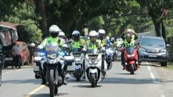 Kapolda Sulut Patroli Naik Motor ke Minsel, Tempuh Jarak Sejauh 64 Km<