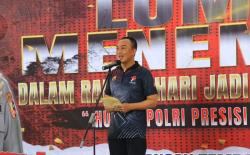 Buka Pertandingan Menembak Pemimpin Redaksi, Kadiv Humas Polri: Sinergi demi Pemilu 2024 Damai