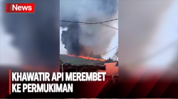 Kebakaran TPST Bantargebang, Warga Khawatir Api Merembet ke Permukiman