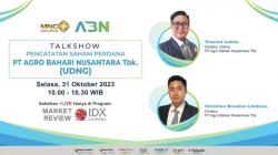 Debut di Bursa Efek, Simak Prospek Emiten UDNG di Talkshow IDX Channel