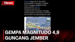 Jember Diguncang Gempa Magnitudo 4,9 Guncang, Warga Sempat Panik