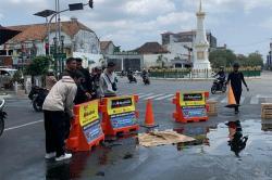 Limbah Cair di Tugu Jogja Kembali Meluap, Pemkot Jogja Turunkan Tim Investigasi<