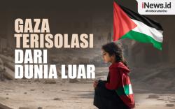 Infografis Jaringan Internet Putus, Gaza Terisolasi dari Dunia Luar 