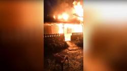 4 Rumah di Madina Ludes Terbakar, Diduga Akibat Korsleting Listrik