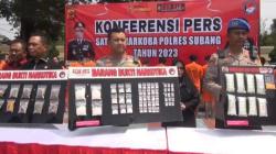 Puluhan Pengedar Narkoba di Subang Ditangkap, Polisi Sita Sabu, Ganja dan Obat Terlarang<