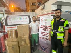 Dokter Mitra Bulan Sabit Merah Indonesia di Gaza Terluka, Penyaluran Bantuan Tetap Berlanjut