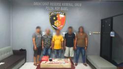 Polisi Gerebek Judi Dadu Goncang di Bangka Tengah, 5 Orang Diamankan 