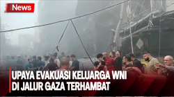 Upaya Evakuasi Keluarga WNI di Jalur Gaza Terhambat, Kemlu Tetap Lakukan Komunikasi