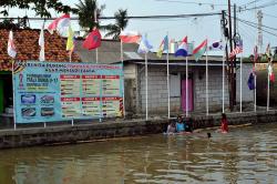 Kampung Asem Bekasi Dihiasi Bendera Negara Peserta Piala Dunia U-17