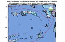 BMKG Gempa Terkini M 6,8 Guncang Tanimbar Maluku, Tidak Berpotensi Tsunami