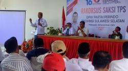 Ketua DPW Partai Perindo Sulsel Targetkan Saksi TPS Kelar Bulan Ini<