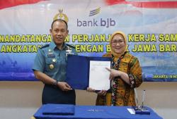 Perkuat Sinergitas, bank bjb Tandatangani PKS dengan TNI AL