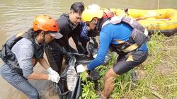 Pegawai Restoran Tewas Terseret Arus Sungai di Sukabumi, Jasad Terdeteksi Aqua Eye<
