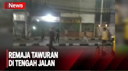 Lagi! 2 Kelompok Remaja Tawuran di Tengah Jalan Raya Kramat Jati