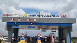 Gratis, Tol Lima Puluh-Indrapura dan Indrapura-Tebingtinggi Resmi Beroperasi<