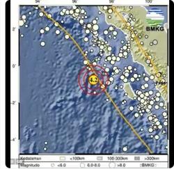 Gempa Terkini M4,2 Guncang Nias Selatan Sumut