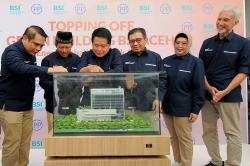 Topping Off Green Building BSI di Aceh Rampung, Diresmikan Awal Tahun 2024