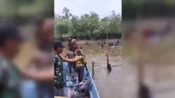 Tragis, Ibu Muda Hamil Tewas Diterkam Buaya di Mimika, Awalnya Izin Berenang