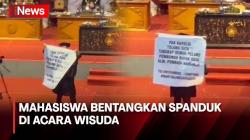 Bentangkan Spanduk di Acara Wisuda, Mahasiswa Ini Minta Tolong Kapolri