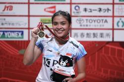 Salut! Gregoria Mariska Berjuang Juara Japan Masters 2023 hingga Kulit Telapak Kaki Robek