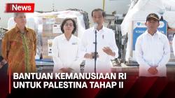 Jokowi Kirim 21 Ton Bantuan Kemanusiaan RI untuk Palestina Tahap II