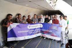 ParagonCorp Serahkan Pesawat Bantuan Kemanusiaan untuk Palestina