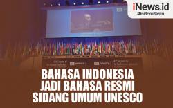 Infografis Bahasa Indonesia Jadi Bahasa Resmi Sidang Umum UNESCO
