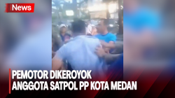 Kronologi  Anggota Satpol PP Keroyok Pemotor di Jalanan Kota Medan