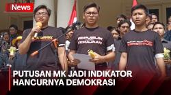 Ikrarkan Sumpah Pemuda 2.0, Putusan MK jadi Indikator Hancurnya Demokrasi