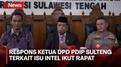 Ketua DPD PDIP Sulawesi Tengah Bantah Isu Intel Ikut Rapat Internal di Palu