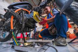 Pelatihan Konversi Sepeda Motor BBM ke Listrik