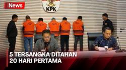 Ini 5 Tersangka OTT di Kaltim dan KPK Pamerkan Barang Bukti Uang Rp525 Juta