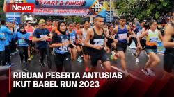Babel Run 2023 Diikuti Ribuan Peserta, Pemenang Diganjar Uang dan Medali