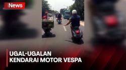 Viral Oknum Pejabat Pemkab Jombang Diduga Ugal-ugalan Kendarai Vespa di Jalan