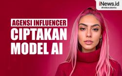 Infografis Agensi Ciptakan Model AI karena Influencer Dunia Nyata Merepotkan