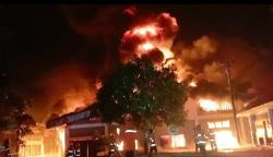  Pabrik Sarung Tangan di Pleret Bantul Ludes Terbakar, Kerugian Puluhan Miliar Rupiah