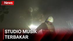 Studio Musik di Jaksel Hangus Terbakar, 21 Unit Mobil Damkar Dikerahkan