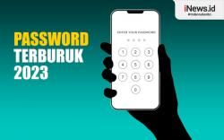 Infografis Password Terburuk 2023