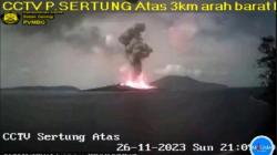 Gunung Anak Krakatau Erupsi, Ketinggian Kolom Abu Capai 1.157 Meter