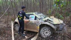 Mantan Wagub Sumut Musa Rajekshah Kecelakaan saat Balapan, Mobil Rusak Berat<