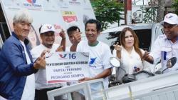 Terima Gerobak Gratis, Ini Harapan Pelaku UMKM di Balikpapan untuk Partai Perindo