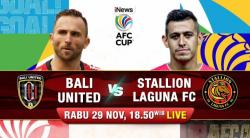 Bali United Vs Stallion Laguna di AFC Cup 2023 Malam ini, Live iNews