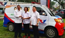 Beri Ambulans ke DPD, Ketua DPW Partai Perindo Sumut Rudi Zulham: Bantu Masyarakat Kota Medan