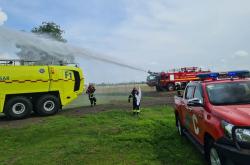 Angkasa Pura I Gelar Latihan PKD di Bandara Internasional Sultan Hasanuddin<